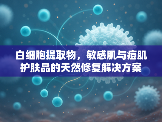 白细胞提取物，敏感肌与痘肌护肤品的天然修复解决方案