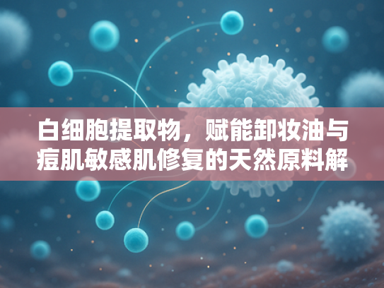 白细胞提取物，赋能卸妆油与痘肌敏感肌修复的天然原料解析