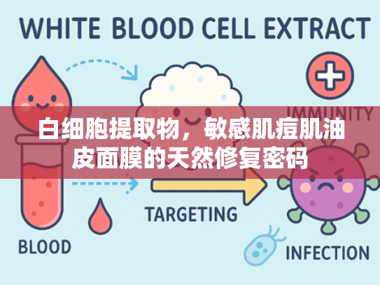 白细胞提取物，敏感肌痘肌油皮面膜的天然修复密码