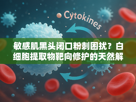 敏感肌黑头闭口粉刺困扰？白细胞提取物靶向修护的天然解决方案