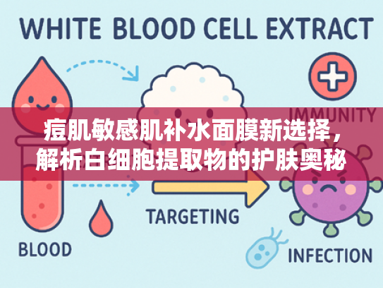 痘肌敏感肌补水面膜新选择，解析白细胞提取物的护肤奥秘与原料价值