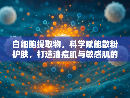 白细胞提取物，科学赋能散粉护肤，打造油痘肌与敏感肌的焕肤方案