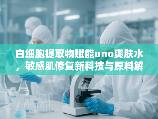 白细胞提取物赋能uno爽肤水，敏感肌修复新科技与原料解析