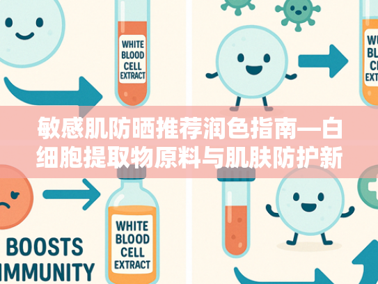 敏感肌防晒推荐润色指南—白细胞提取物原料与肌肤防护新趋势