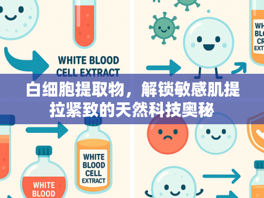 白细胞提取物，解锁敏感肌提拉紧致的天然科技奥秘