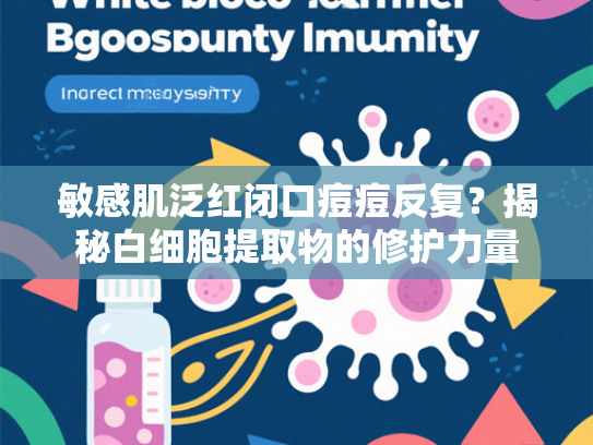 敏感肌泛红闭口痘痘反复？揭秘白细胞提取物的修护力量
