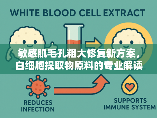 敏感肌毛孔粗大修复新方案，白细胞提取物原料的专业解读与解决方案