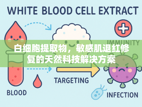 白细胞提取物，敏感肌退红修复的天然科技解决方案
