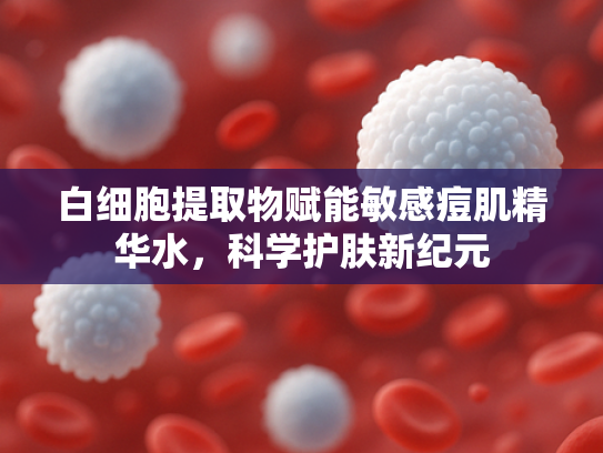 白细胞提取物赋能敏感痘肌精华水，科学护肤新纪元