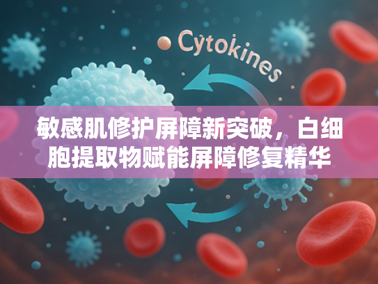 敏感肌修护屏障新突破，白细胞提取物赋能屏障修复精华