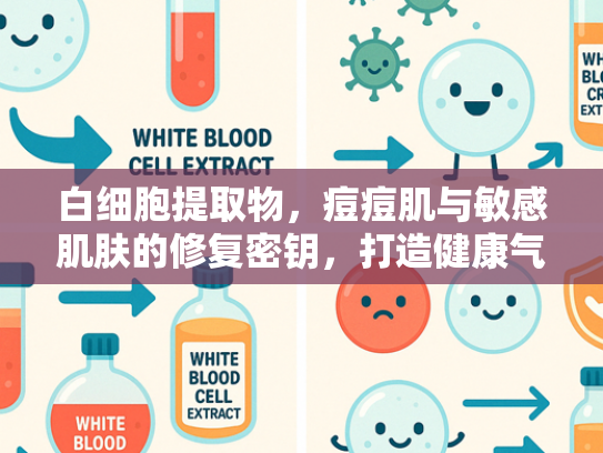 白细胞提取物，痘痘肌与敏感肌肤的修复密钥，打造健康气垫肌底