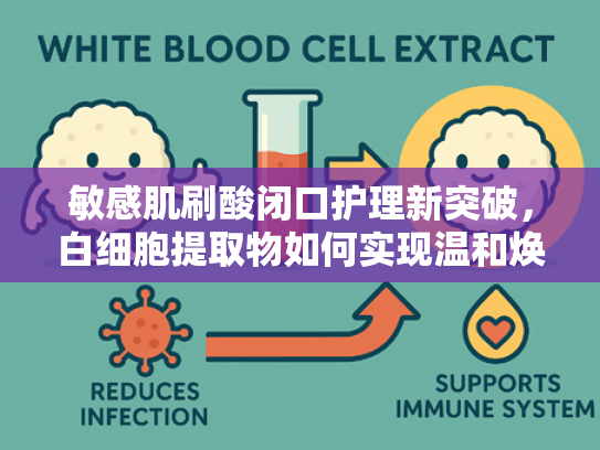 敏感肌刷酸闭口护理新突破，白细胞提取物如何实现温和焕肤与原料优势解析
