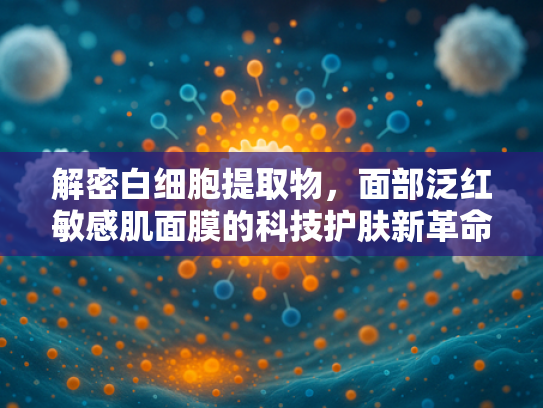 解密白细胞提取物，面部泛红敏感肌面膜的科技护肤新革命