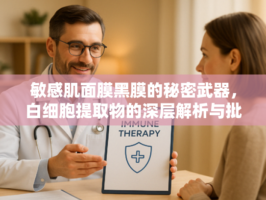 敏感肌面膜黑膜的秘密武器，白细胞提取物的深层解析与批发指南