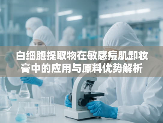 白细胞提取物在敏感痘肌卸妆膏中的应用与原料优势解析