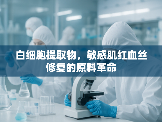 白细胞提取物，敏感肌红血丝修复的原料革命