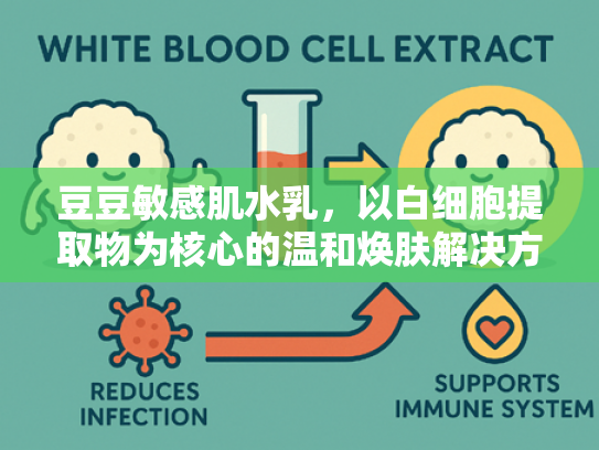 豆豆敏感肌水乳，以白细胞提取物为核心的温和焕肤解决方案