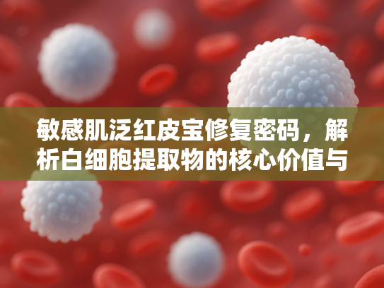 敏感肌泛红皮宝修复密码，解析白细胞提取物的核心价值与原料优势