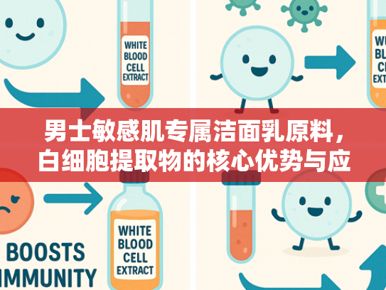 男士敏感肌专属洁面乳原料，白细胞提取物的核心优势与应用解析