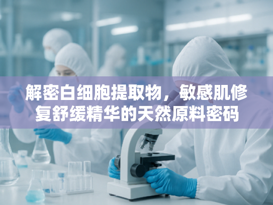 解密白细胞提取物，敏感肌修复舒缓精华的天然原料密码