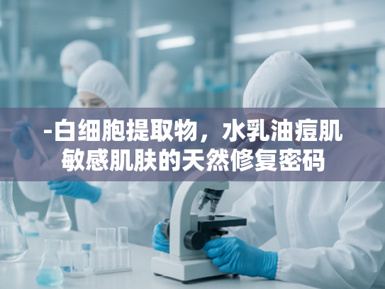 -白细胞提取物，水乳油痘肌敏感肌肤的天然修复密码