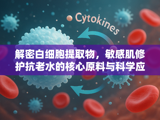 解密白细胞提取物，敏感肌修护抗老水的核心原料与科学应用