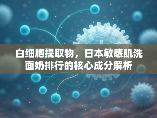 白细胞提取物，日本敏感肌洗面奶排行的核心成分解析