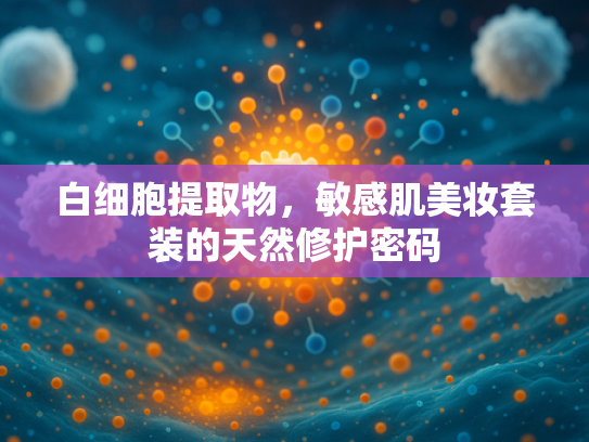 白细胞提取物，敏感肌美妆套装的天然修护密码