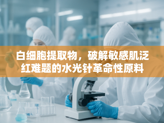 白细胞提取物，破解敏感肌泛红难题的水光针革命性原料