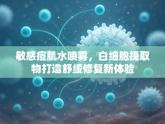 敏感痘肌水喷雾，白细胞提取物打造舒缓修复新体验