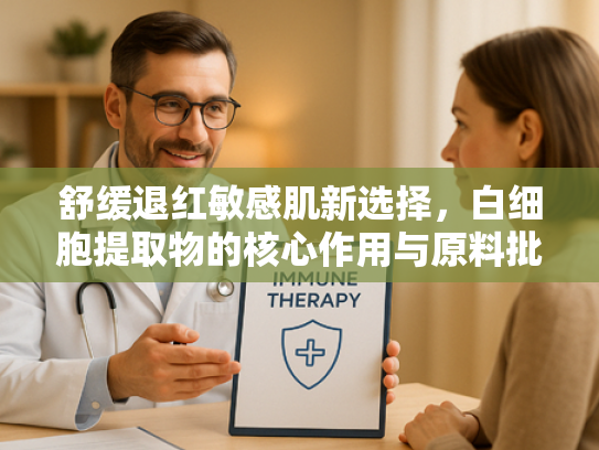 舒缓退红敏感肌新选择，白细胞提取物的核心作用与原料批发指南
