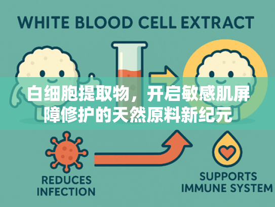 白细胞提取物，开启敏感肌屏障修护的天然原料新纪元