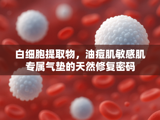 白细胞提取物，油痘肌敏感肌专属气垫的天然修复密码