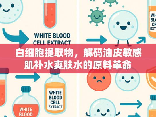 白细胞提取物，解码油皮敏感肌补水爽肤水的原料革命