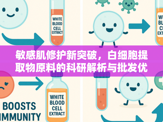 敏感肌修护新突破，白细胞提取物原料的科研解析与批发优势