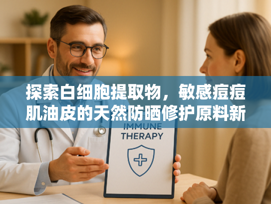 探索白细胞提取物，敏感痘痘肌油皮的天然防晒修护原料新选择