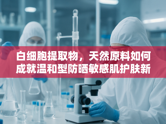 白细胞提取物，天然原料如何成就温和型防晒敏感肌护肤新纪元