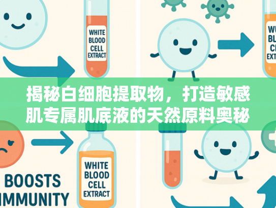 揭秘白细胞提取物，打造敏感肌专属肌底液的天然原料奥秘