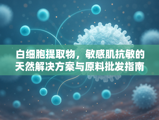白细胞提取物，敏感肌抗敏的天然解决方案与原料批发指南