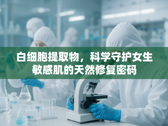 白细胞提取物，科学守护女生敏感肌的天然修复密码