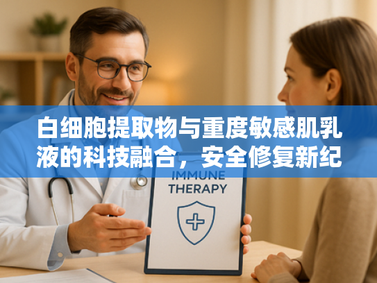 白细胞提取物与重度敏感肌乳液的科技融合，安全修复新纪元