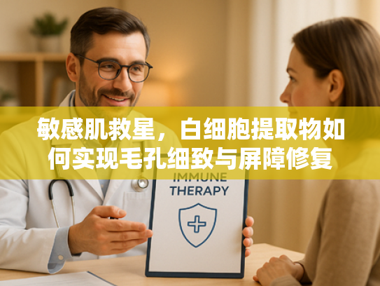 敏感肌救星，白细胞提取物如何实现毛孔细致与屏障修复