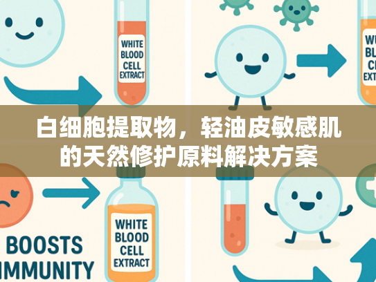 白细胞提取物，轻油皮敏感肌的天然修护原料解决方案