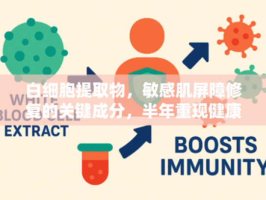 白细胞提取物，敏感肌屏障修复的关键成分，半年重现健康肌底