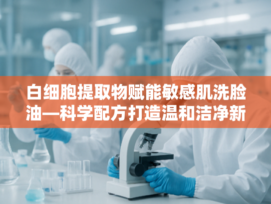 白细胞提取物赋能敏感肌洗脸油—科学配方打造温和洁净新体验