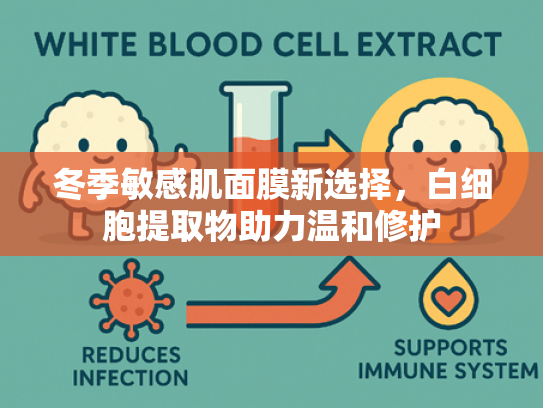 冬季敏感肌面膜新选择，白细胞提取物助力温和修护