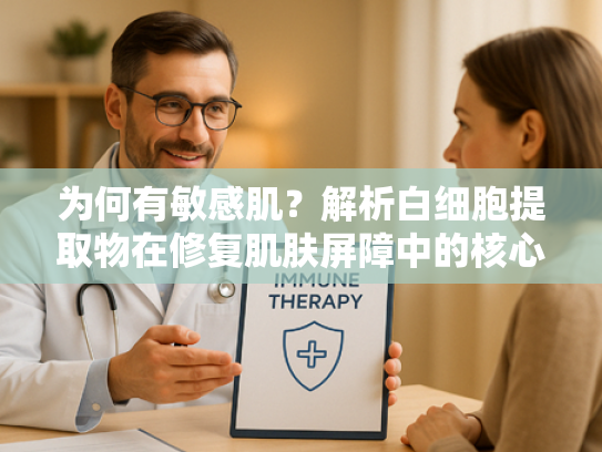 为何有敏感肌？解析白细胞提取物在修复肌肤屏障中的核心作用