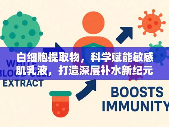白细胞提取物，科学赋能敏感肌乳液，打造深层补水新纪元