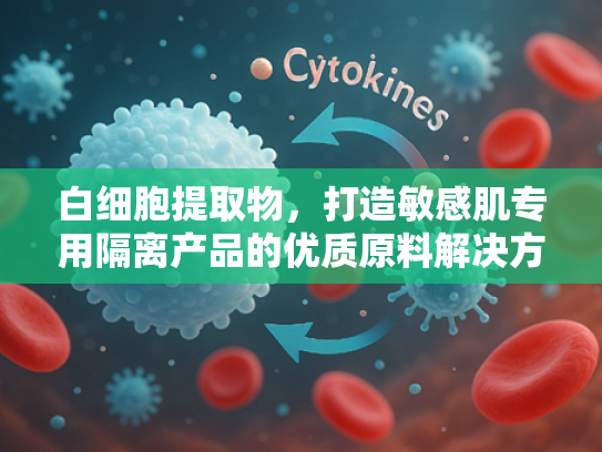 白细胞提取物，打造敏感肌专用隔离产品的优质原料解决方案