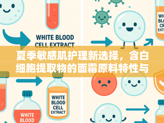 夏季敏感肌护理新选择，含白细胞提取物的面霜原料特性与应用优势
